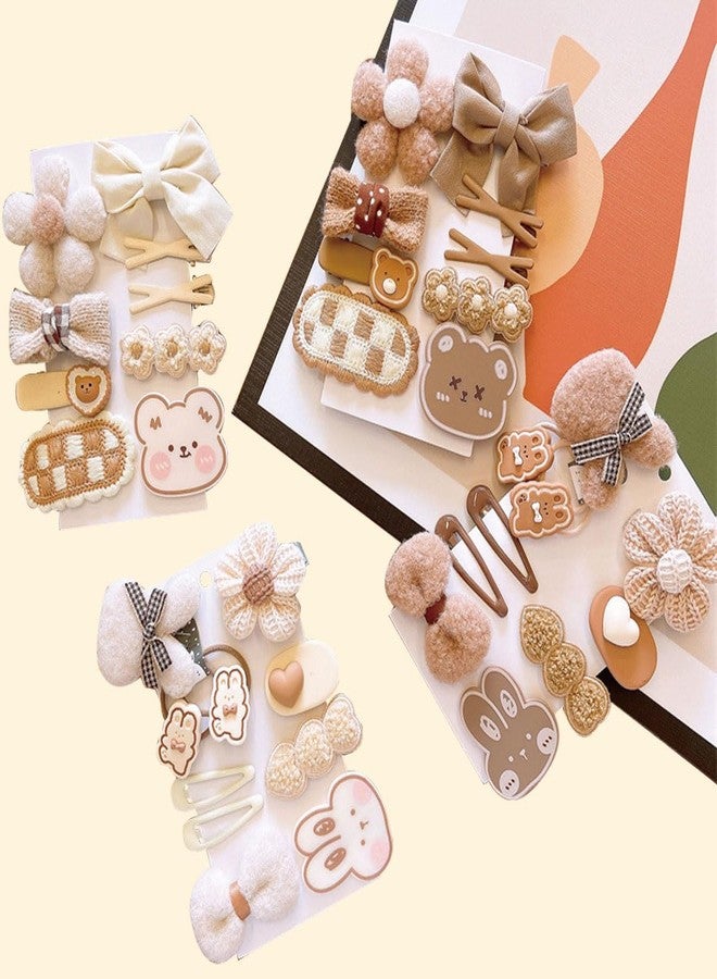Ewandastore Ewanda store 36 Pcs Cute Baby Girls Hair Clips,Children's Clip Headband Hair Barrettes,Girls Flower Hairpins Clips Hair Accessories for Infants toddlers Baby kids - Image 2